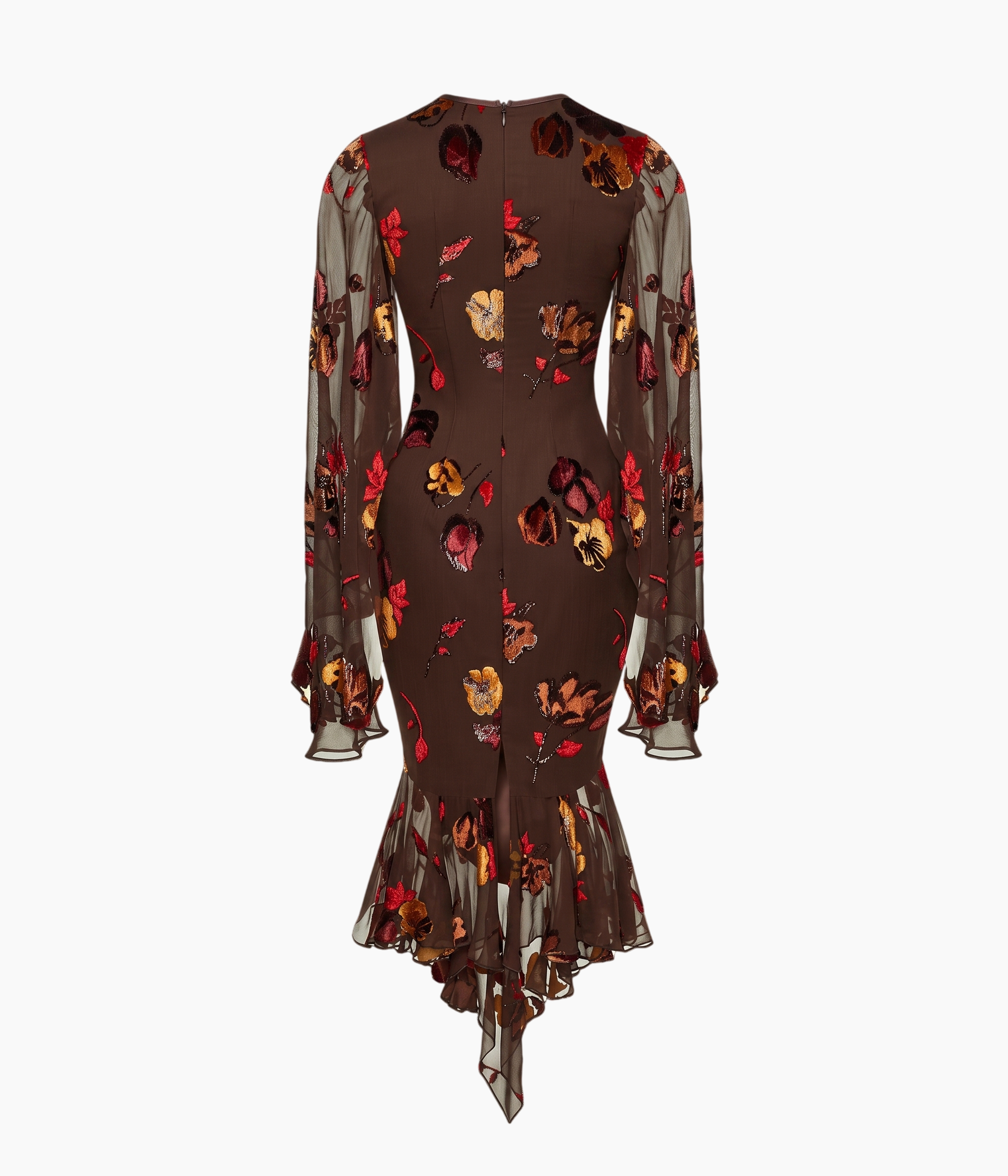Devoré Velvet Midi Dress