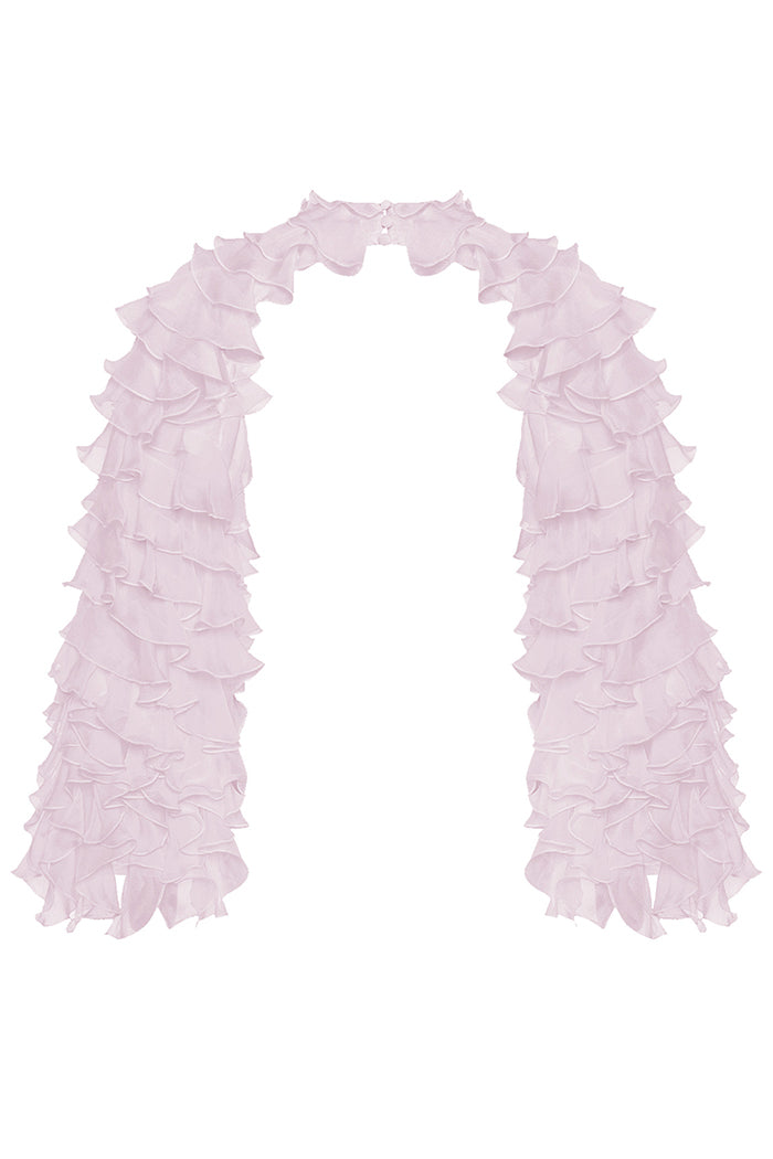 Chiffon bolero with flounces – Rasario