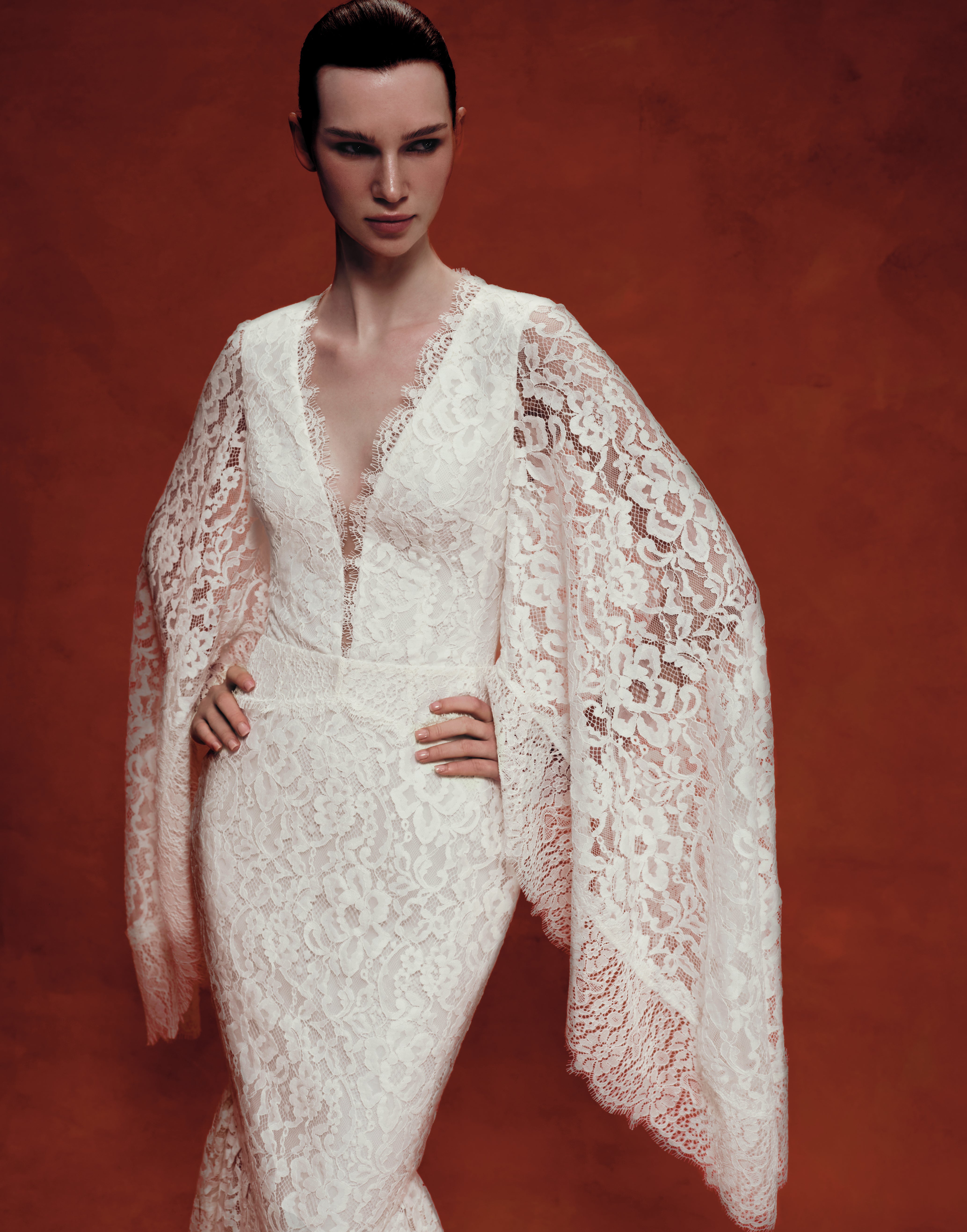 Lace midi dress – Rasario