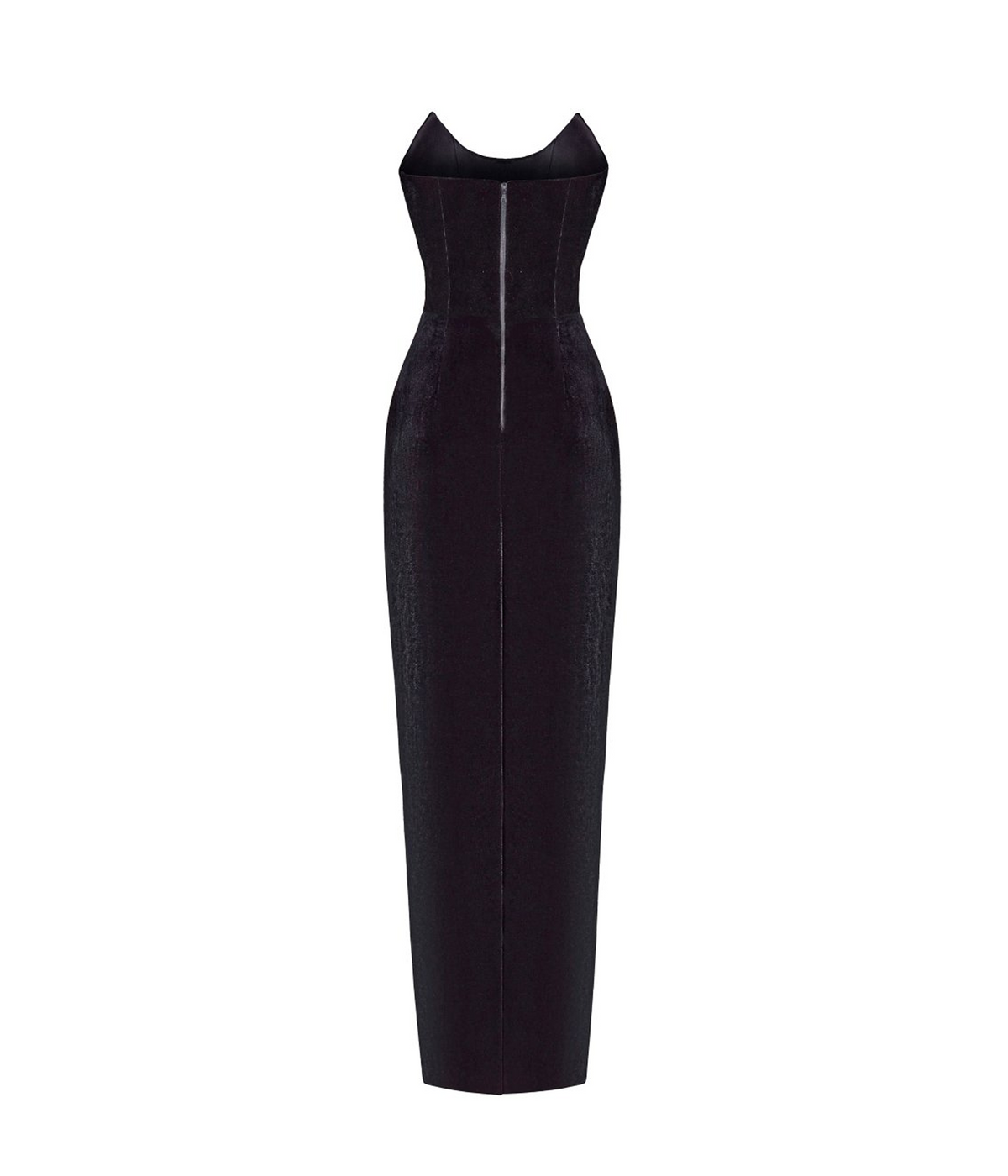 Velvet corset maxi dress