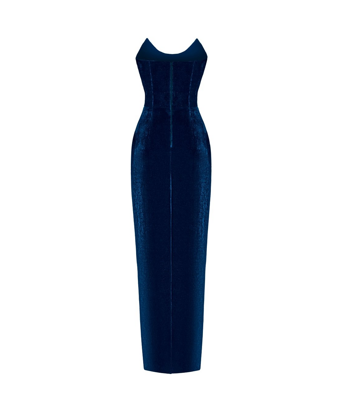Velvet corset maxi dress