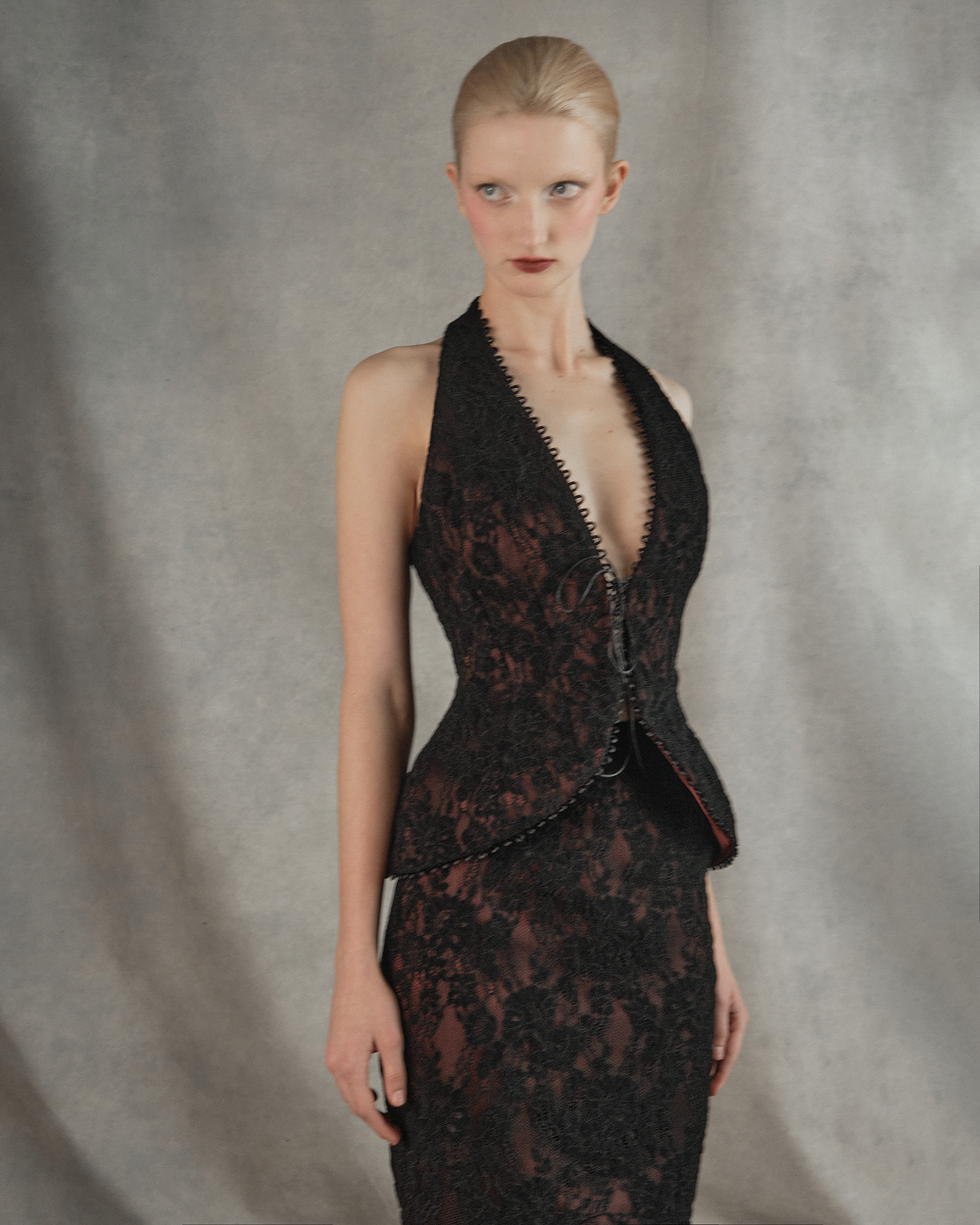 Lace corset top