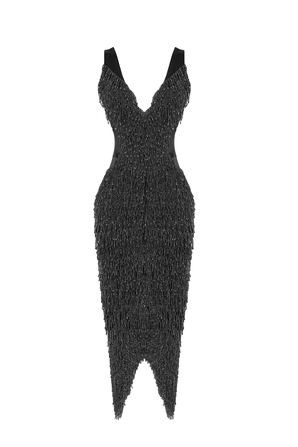 knee length dresses for ladies Bliss Scalloped Midi Dress – Allie and Me Boutique