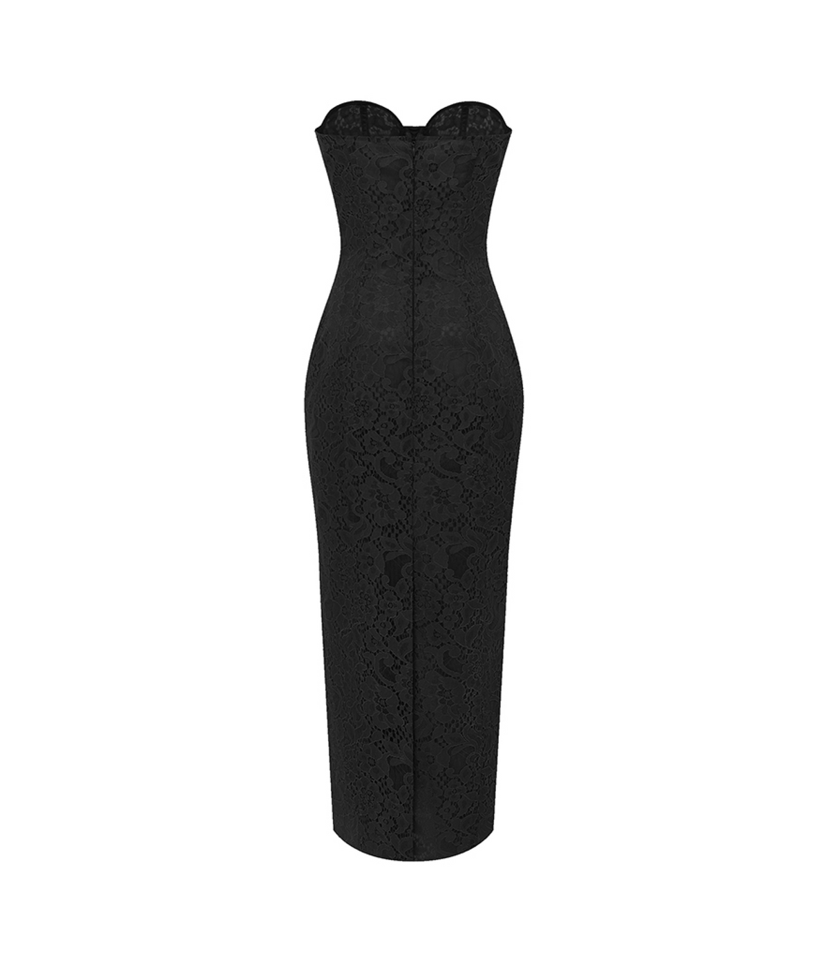Lace midi corset dress