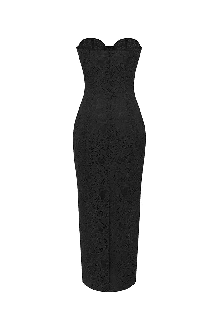 Lace midi corset dress – Rasario