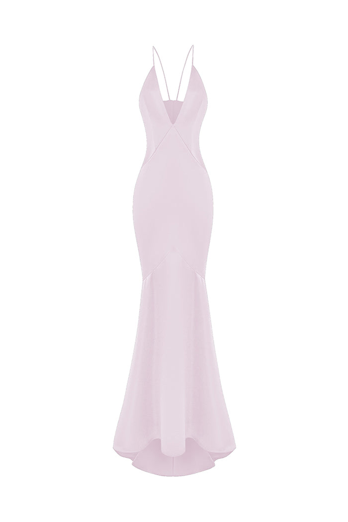 maxi dress plt Satin maxi dress
