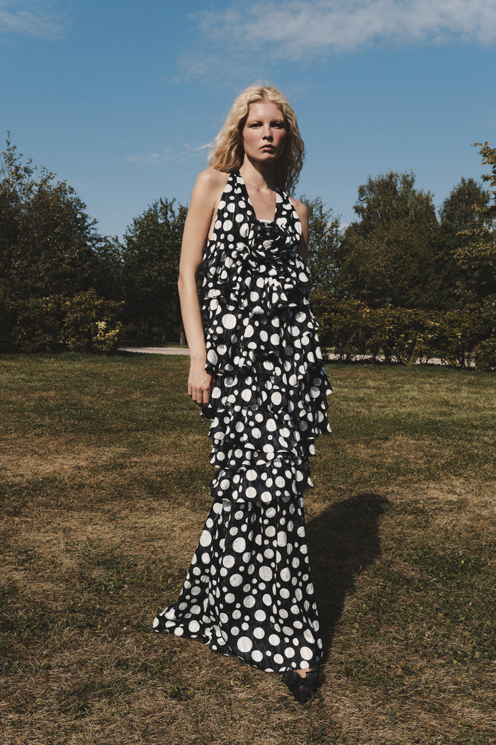 Chiffon maxi dress