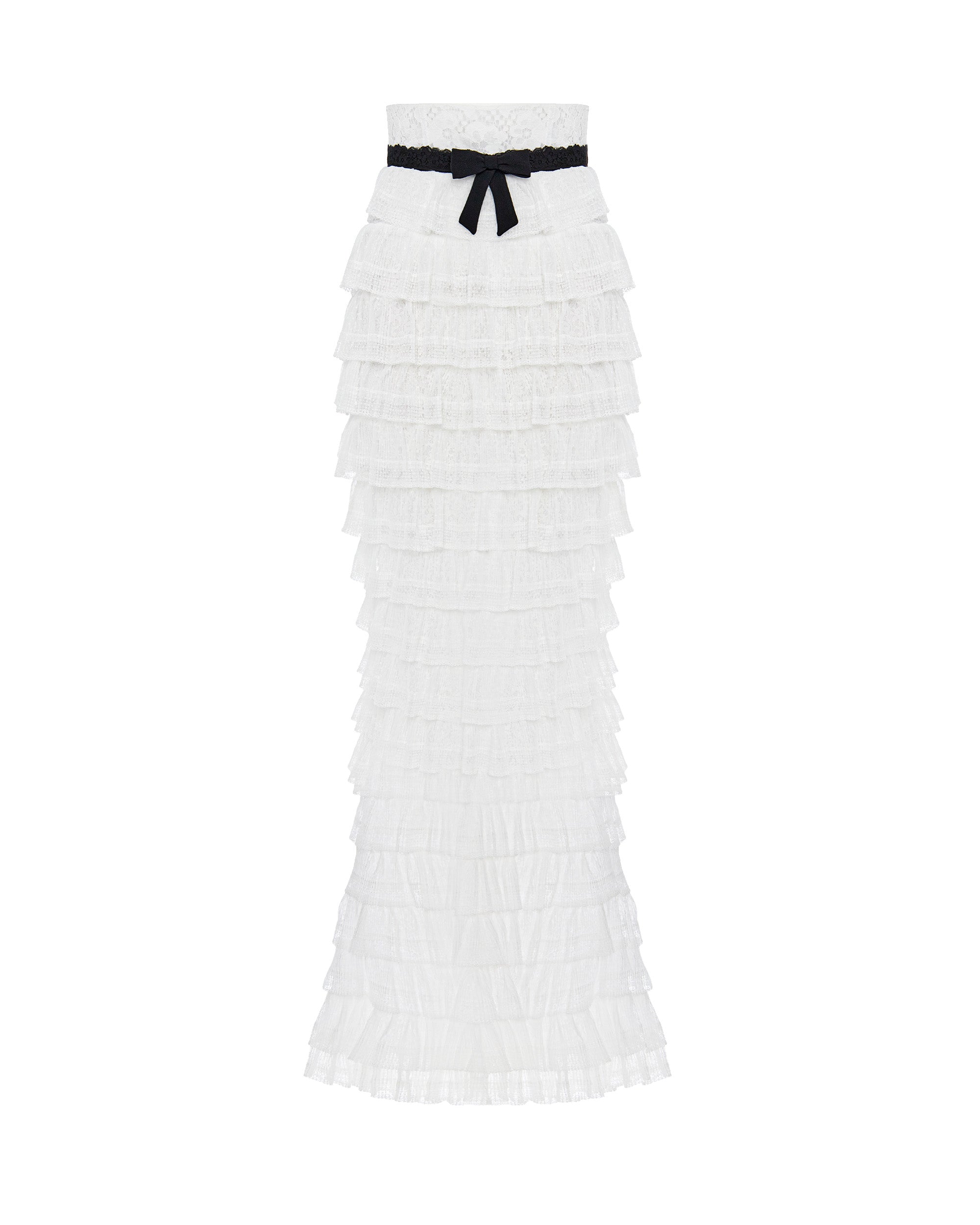 Lace maxi skirt