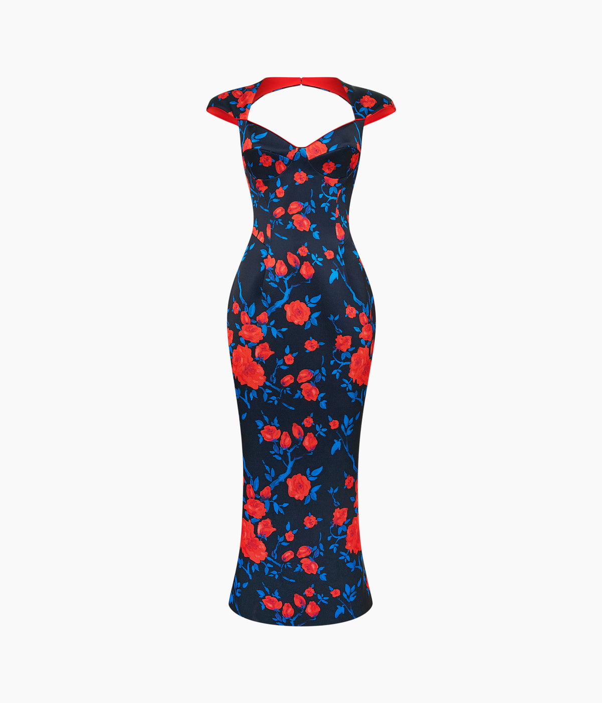 Printed midi dress