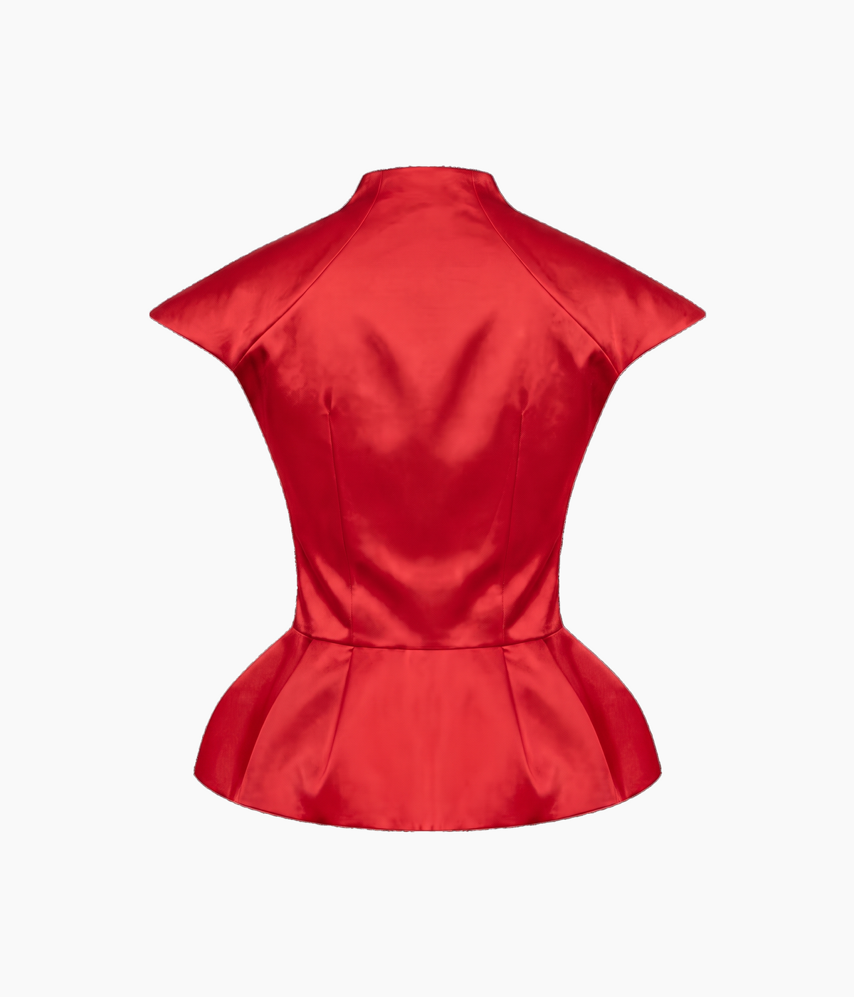 Crepe Satin Draped Top