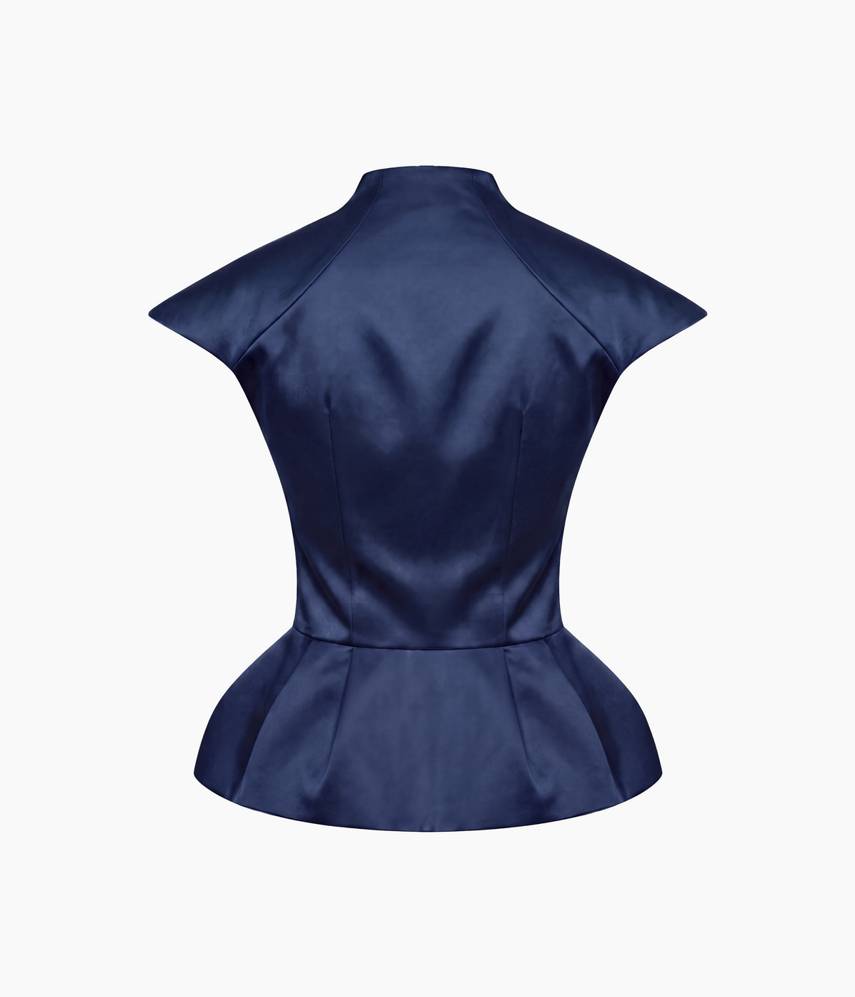 Crepe Satin Draped Top