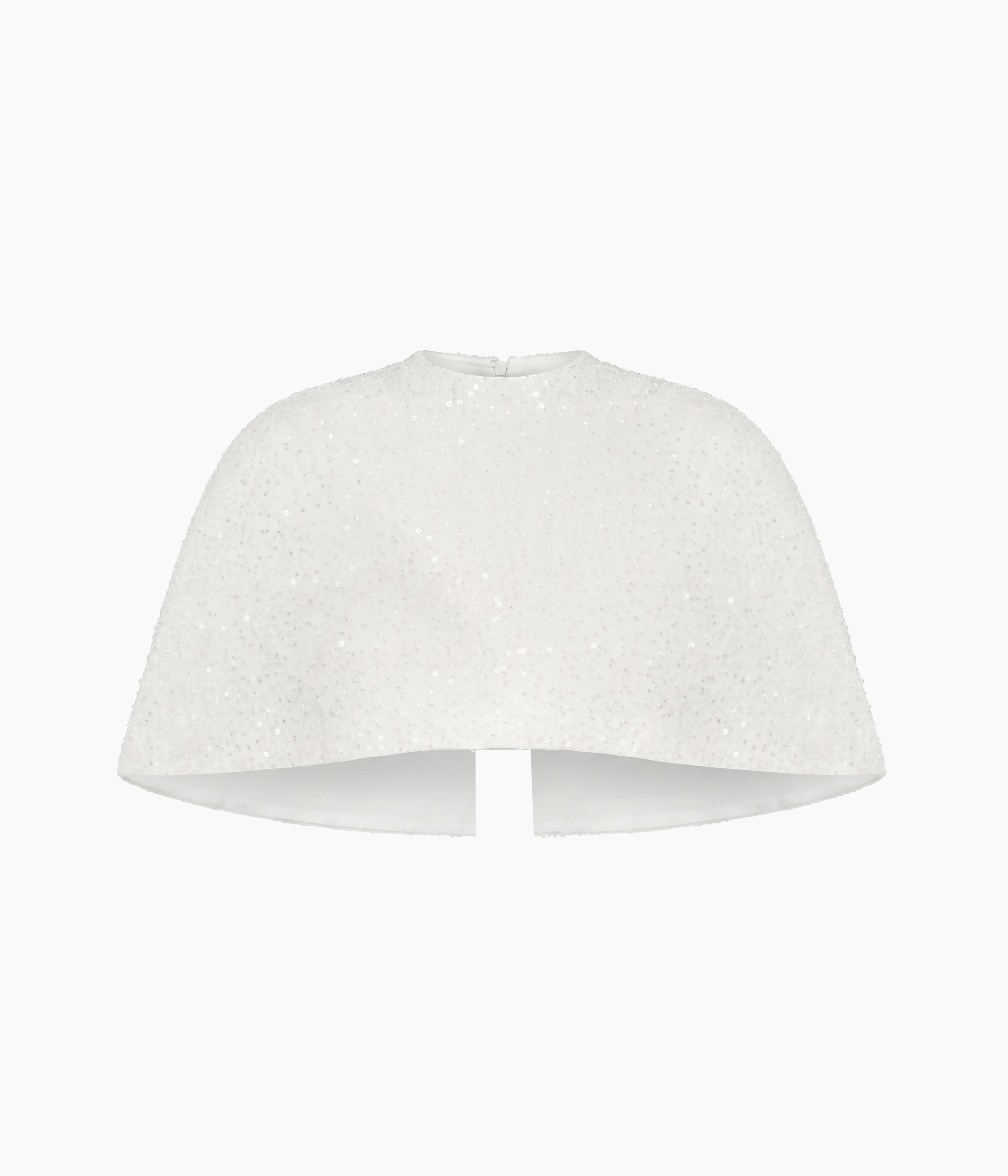 Sequin-Embroidered Cape