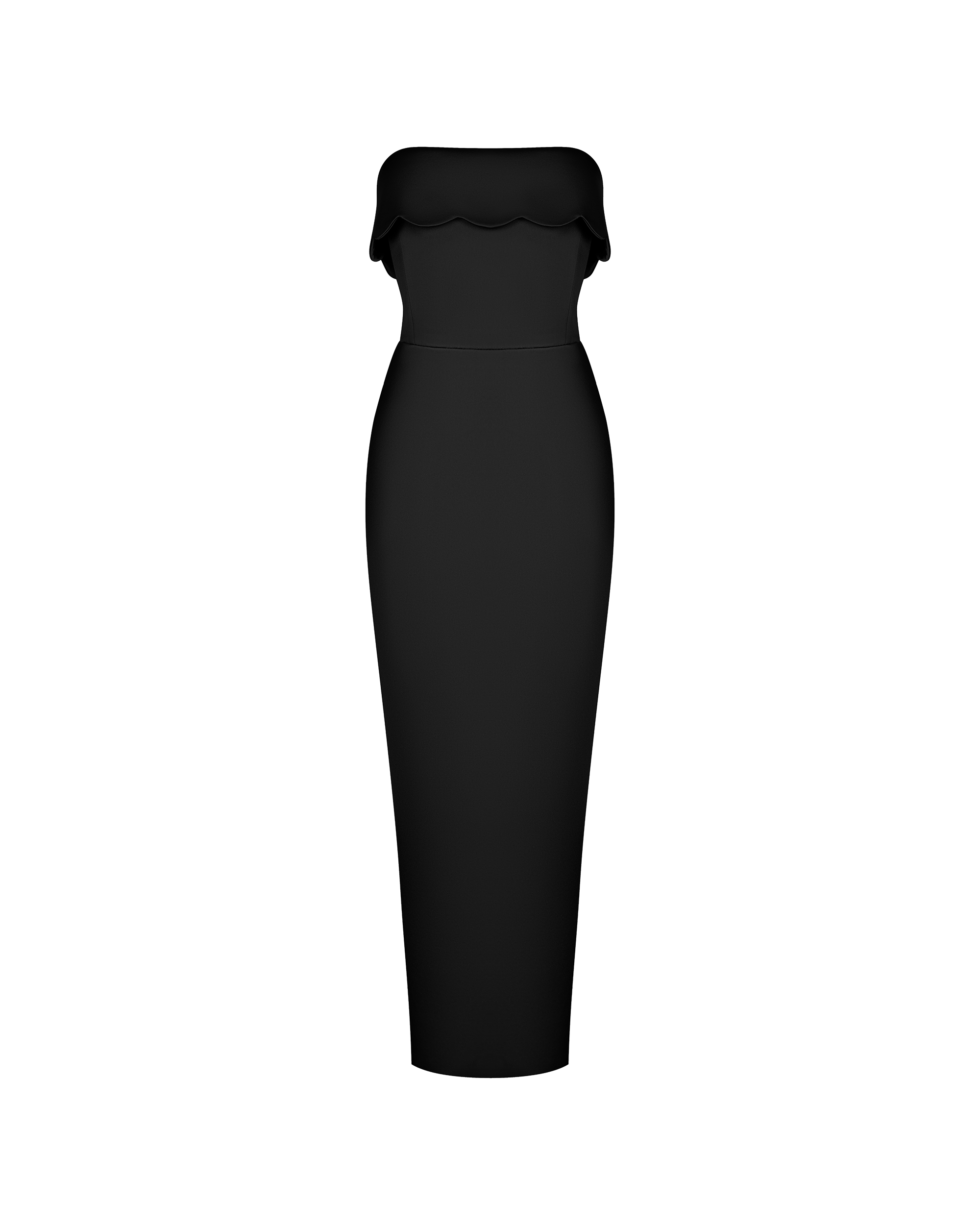 Satin corset midi dress – Rasario