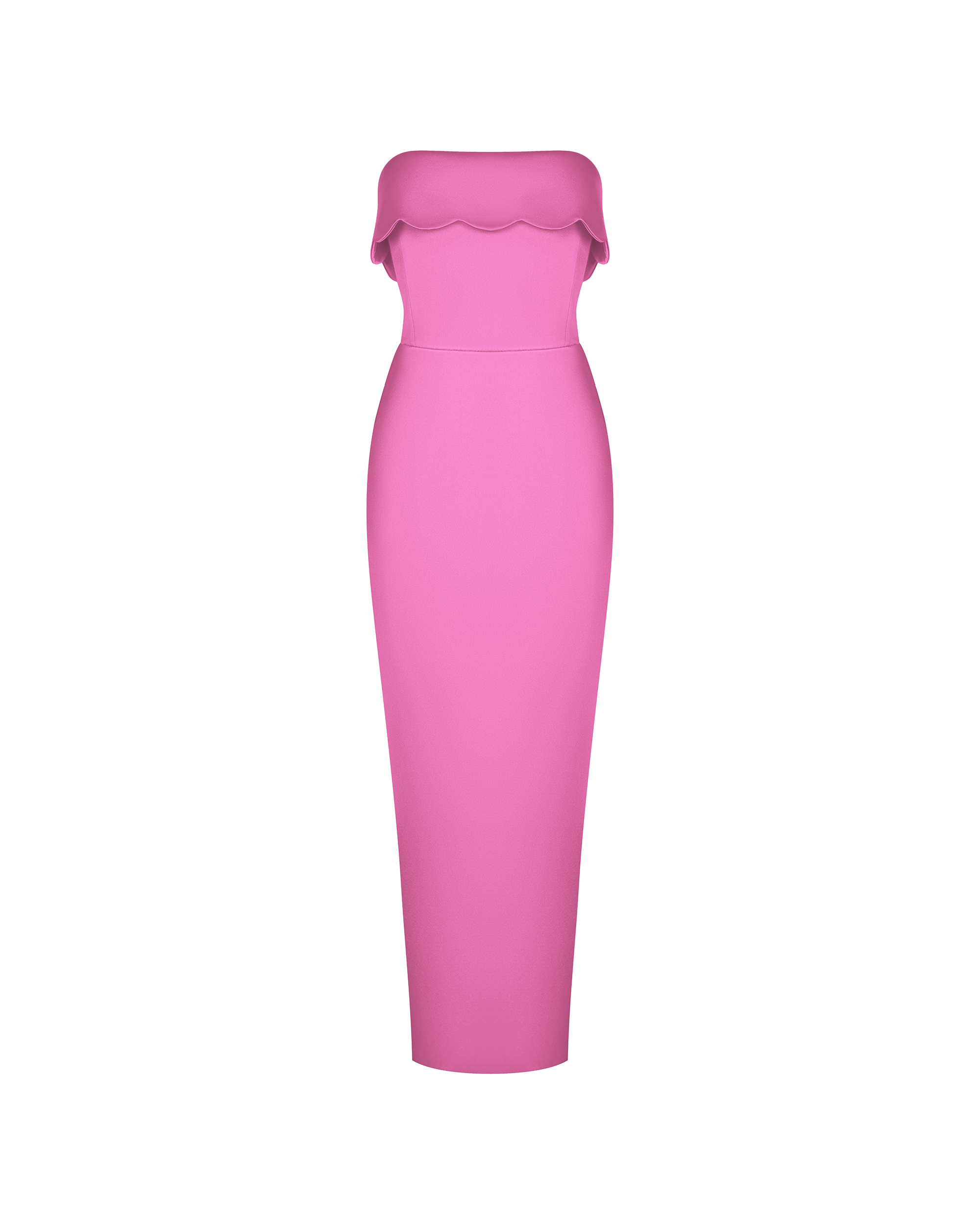 Satin corset midi dress – Color: Pink – RASARIO Online Boutique 38 (FR) / Pink
