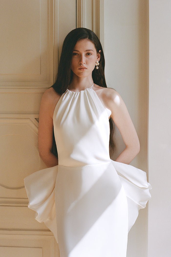 Satin maxi dress – Rasario