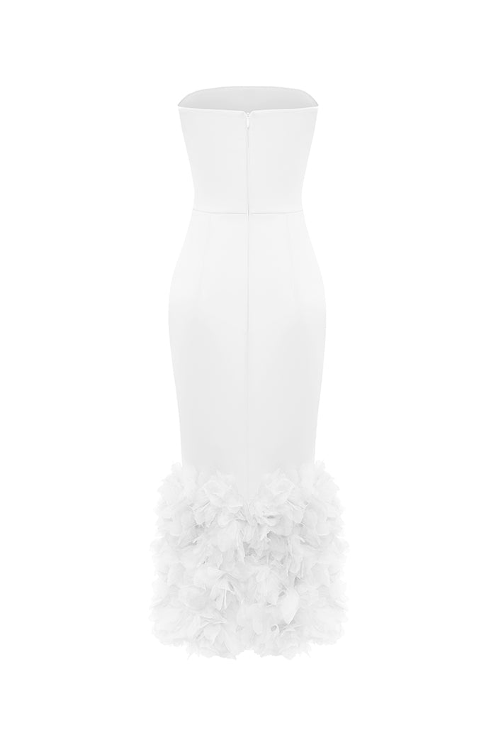 Satin midi dress – Rasario