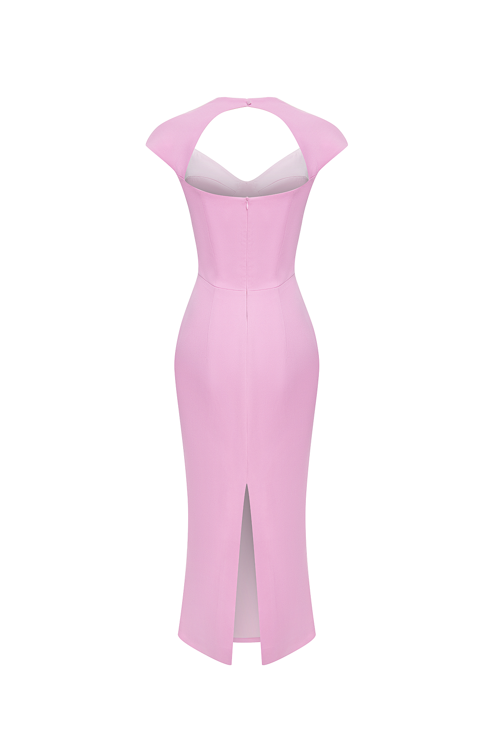 Viscose crepe midi dress – Rasario