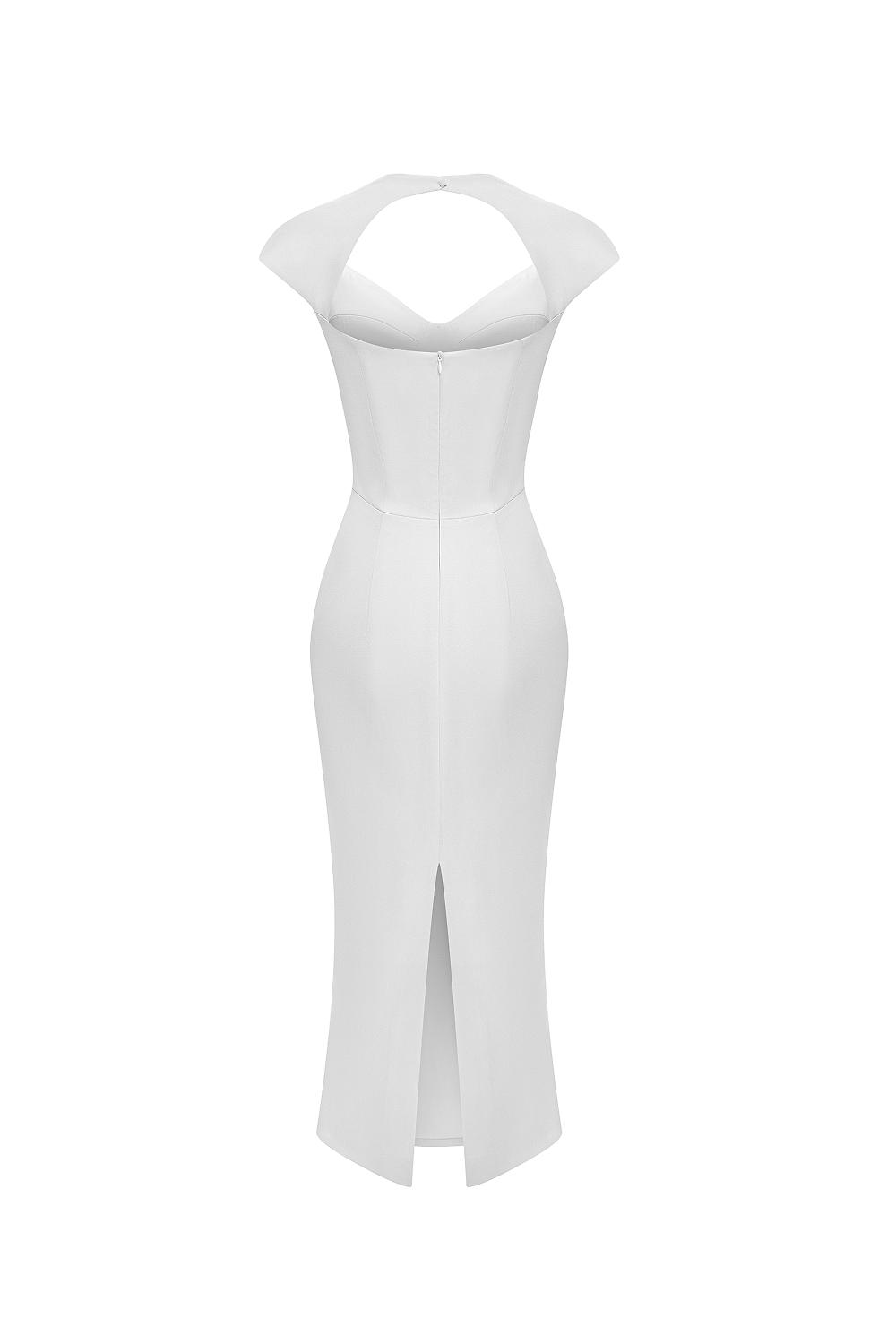 Viscose crepe midi dress – Rasario