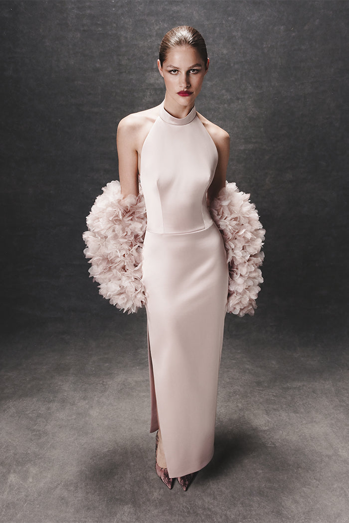 Voluminous bolero with a floral trim – Rasario