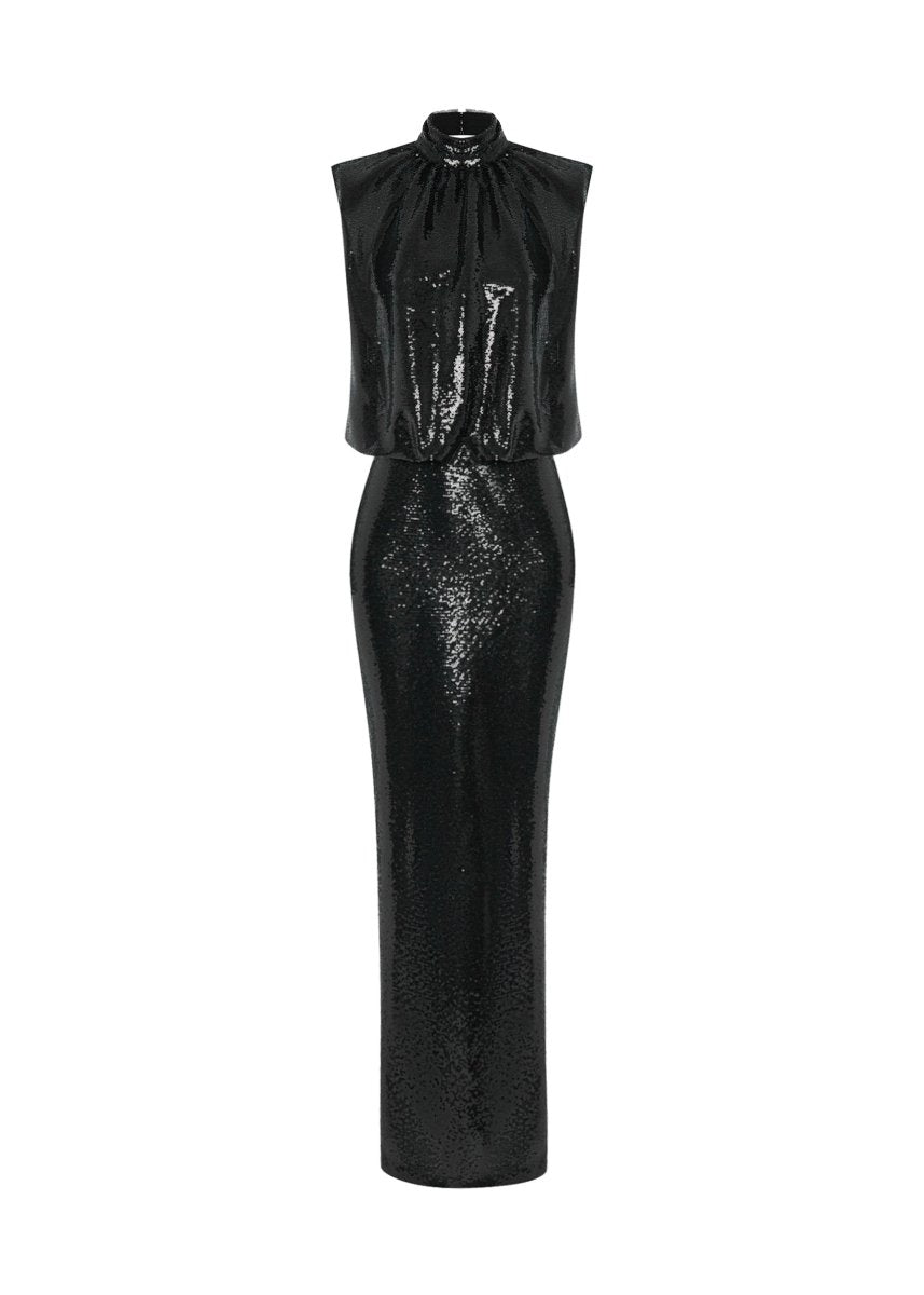 Sequinned maxi dress 36 (FR) / Black Sequinned maxi dress 36 (FR) / Black
