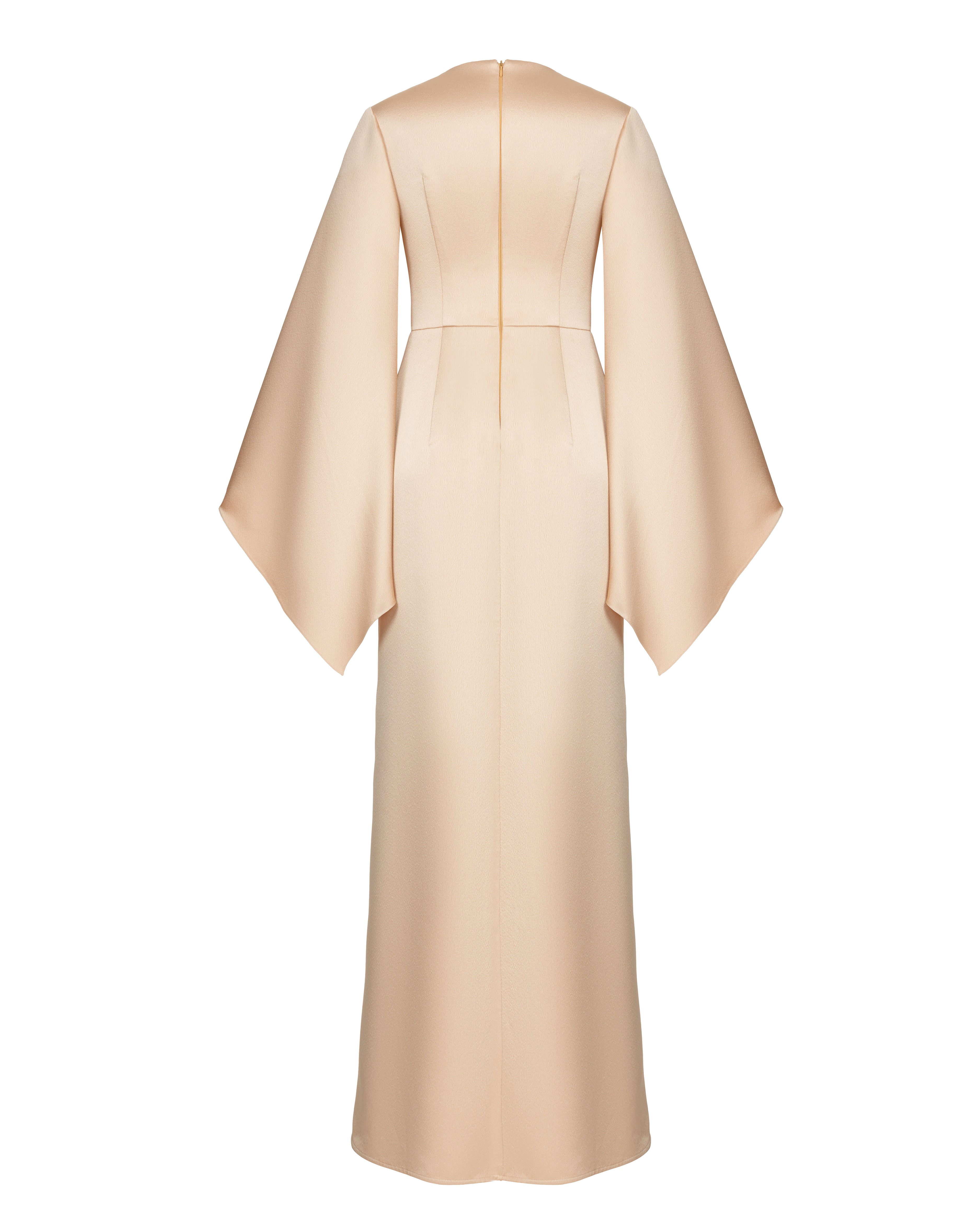 Draped satin gown – Rasario