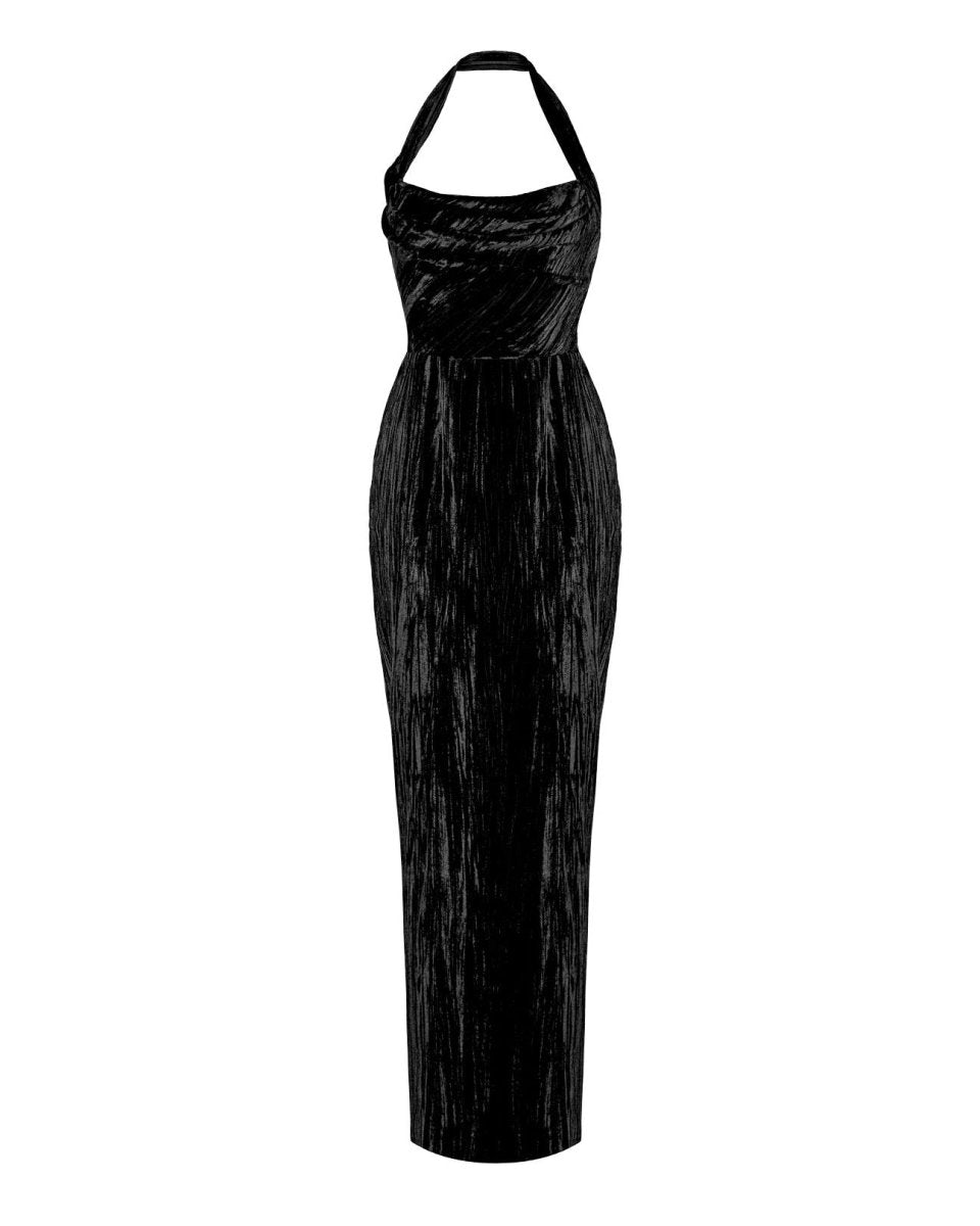 slim fit dress slacks Designer Velvet Floral Organza Scoop Neck Spring Fall Wedding Dress main image 1