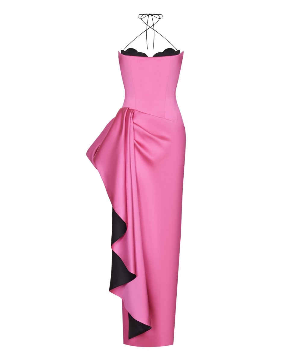 strapless open back dress Rasario – Rasario Satin Maxi Dress in Barcelona or Shop Online Mujer  732-001364 01 main image 0