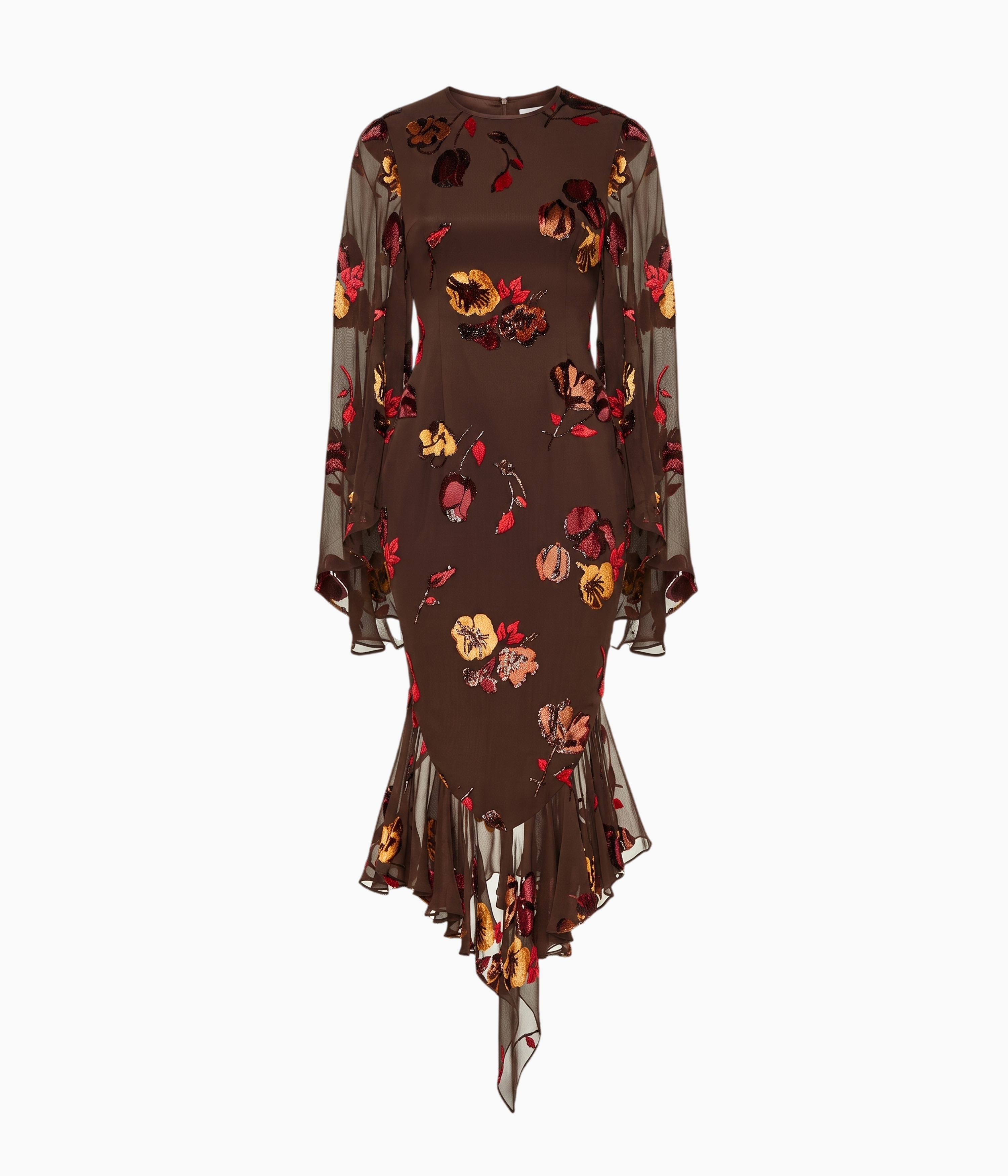 Devoré Velvet Midi Dress
