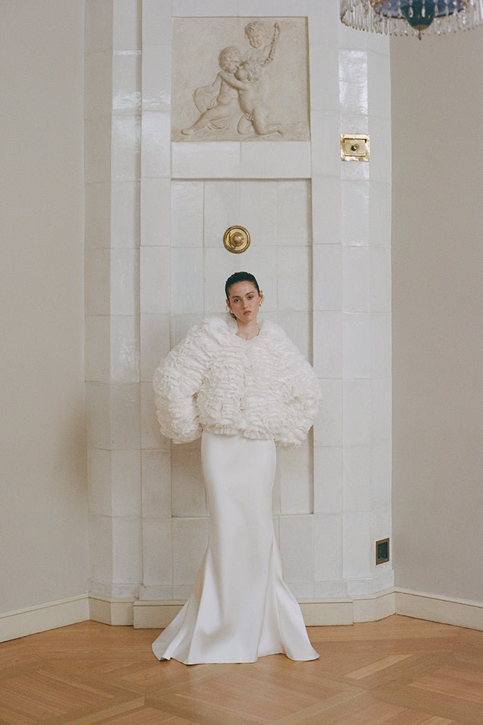 Chiffon and silk jacket – Rasario