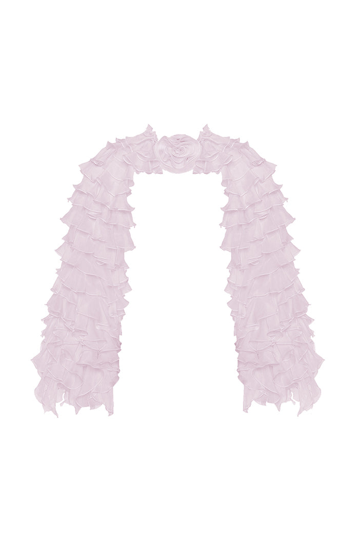 Chiffon bolero with flounces – Rasario