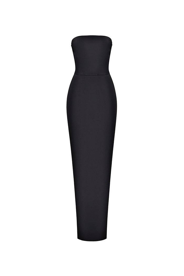Crepe corset maxi dress – Rasario