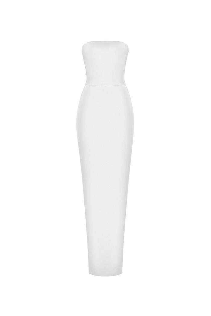 Crepe corset maxi dress – Rasario