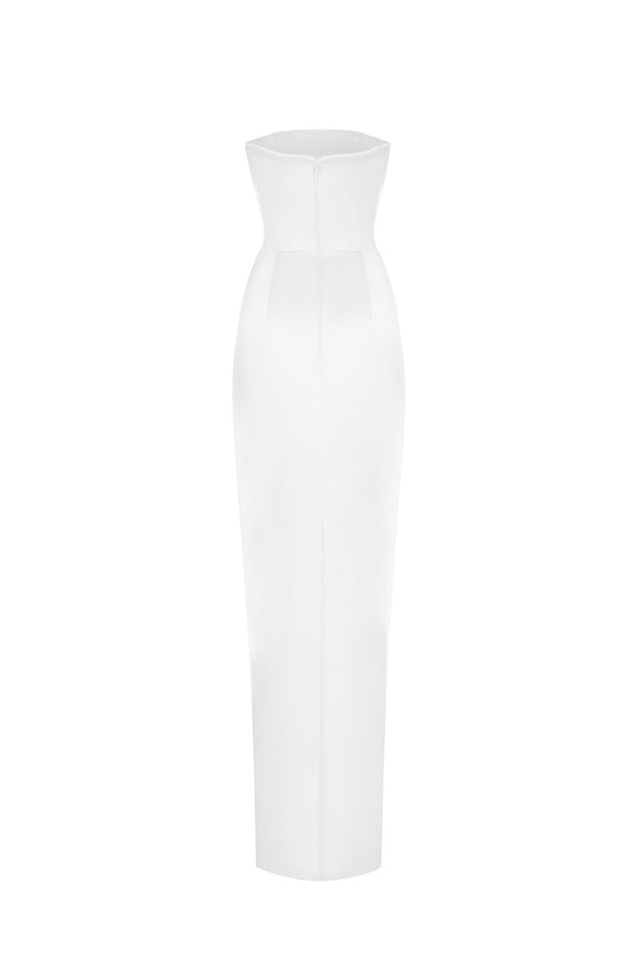 Crepe corset maxi dress – Rasario