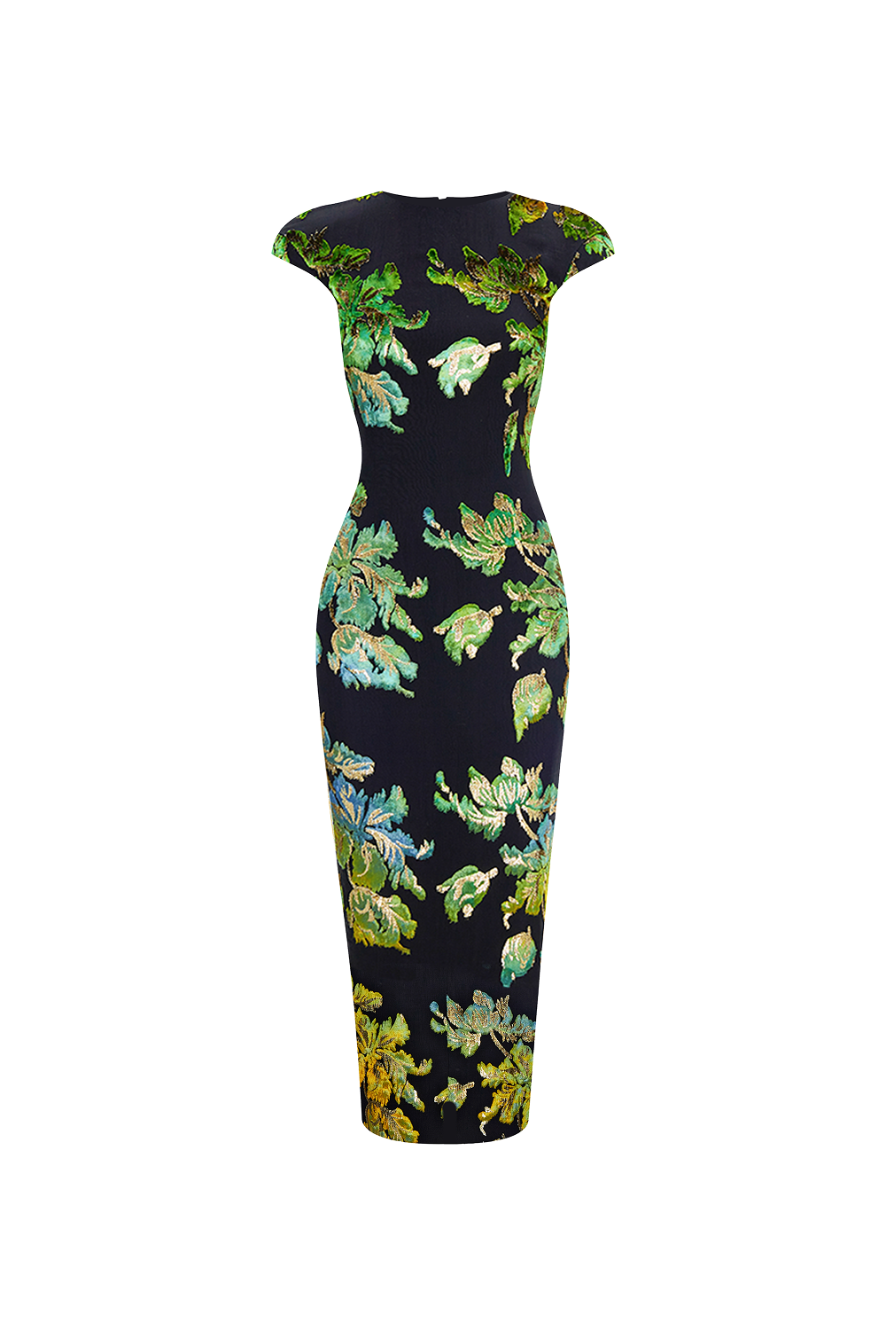 velvet midi dress green Devoré with open back – Color: Black/Green – RASARIO Online Boutique 34 (FR) / Black/Green Maxi Dress Tommy Hilfiger Hidden back zipper/clasp Fashion Dolls & Accessories Size:54-L