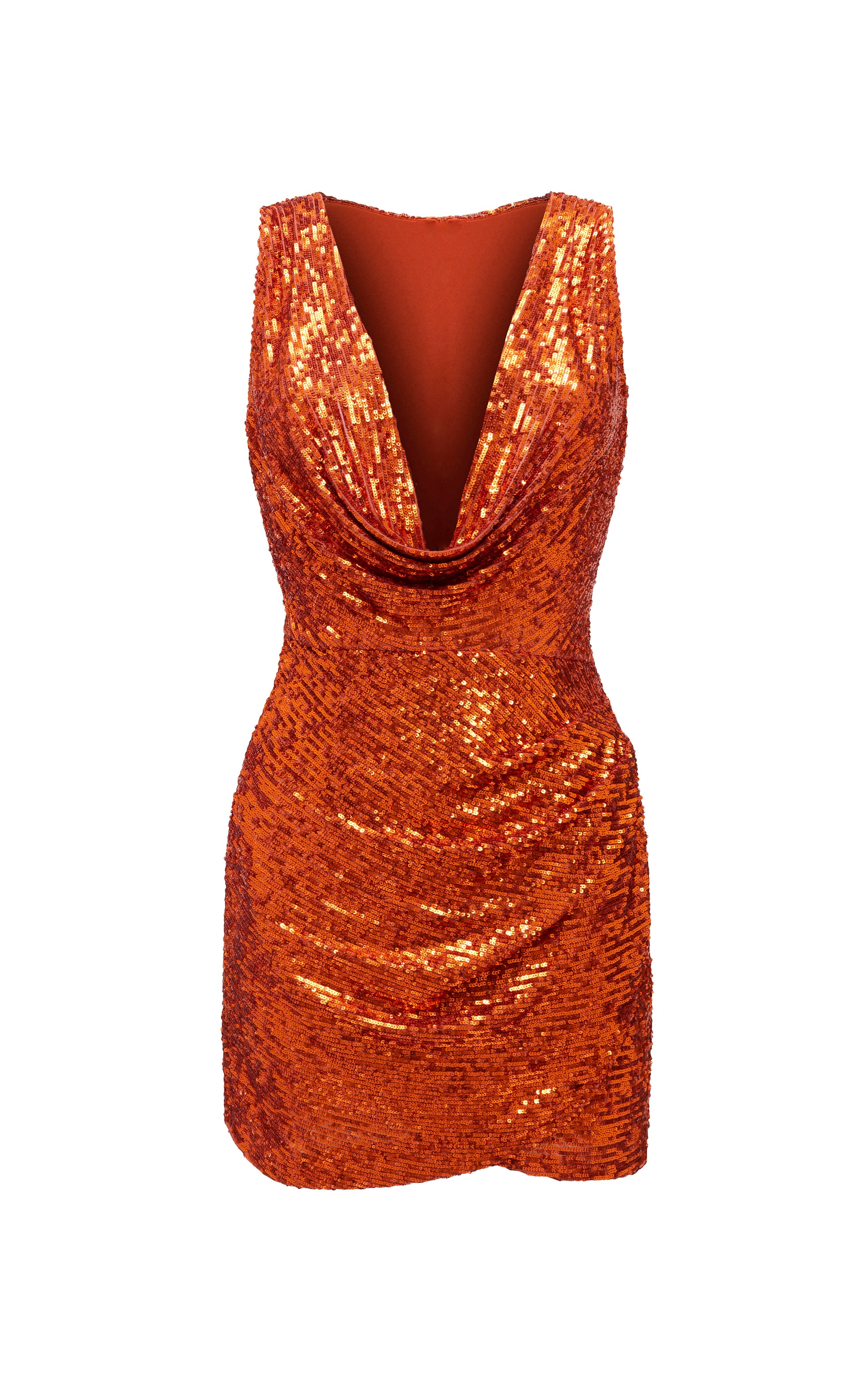 Draped sequined mini dress – Rasario