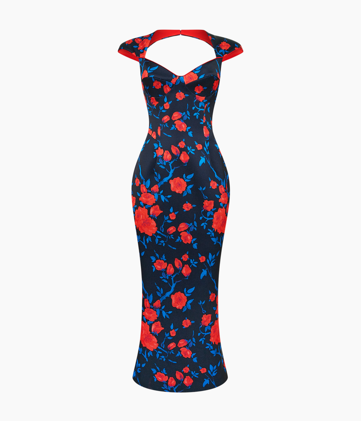 Printed midi dress