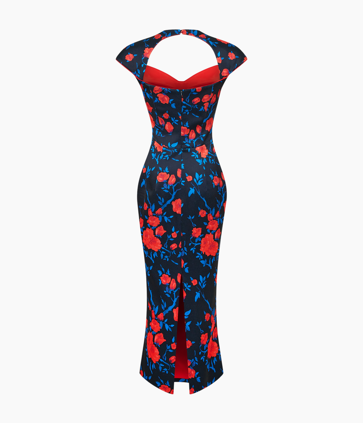 Printed midi dress