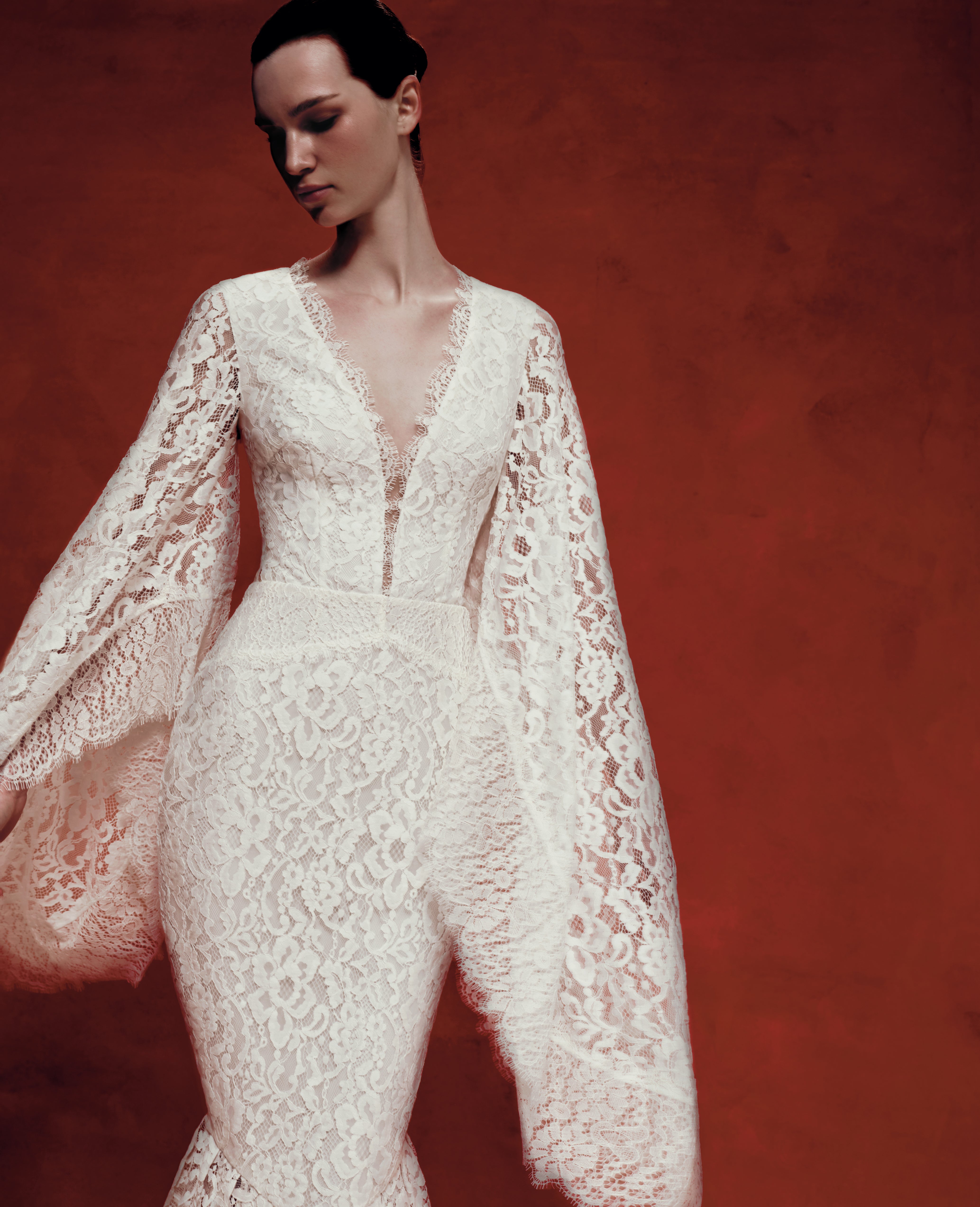 Lace midi dress – Rasario