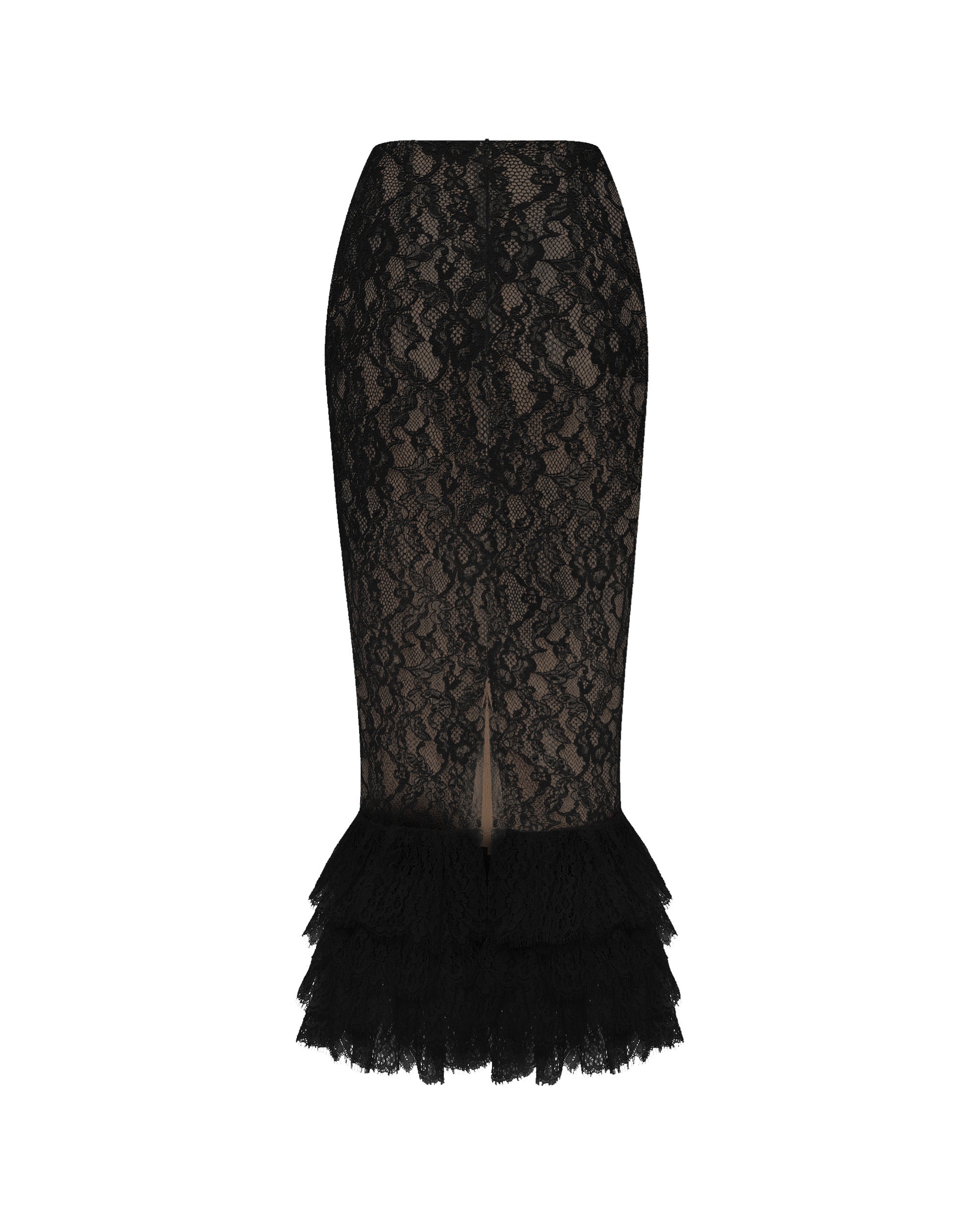 Lace midi skirt – Rasario