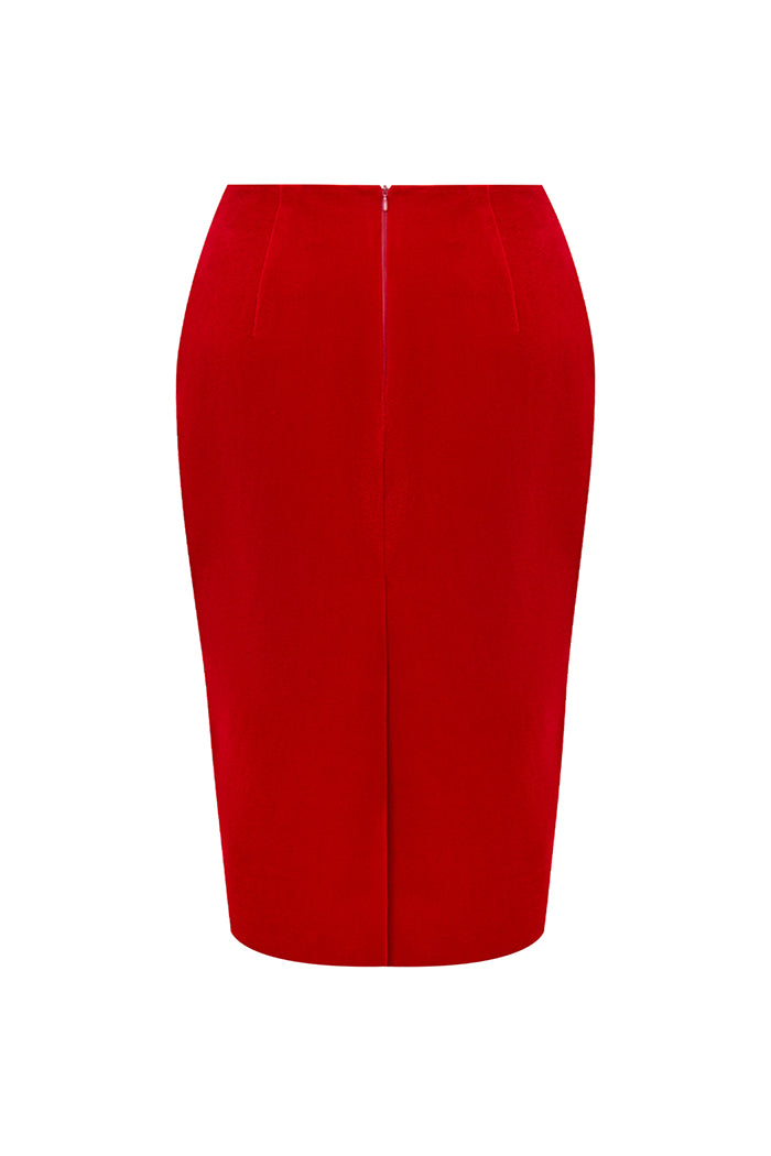 Midi velvet skirt – Rasario