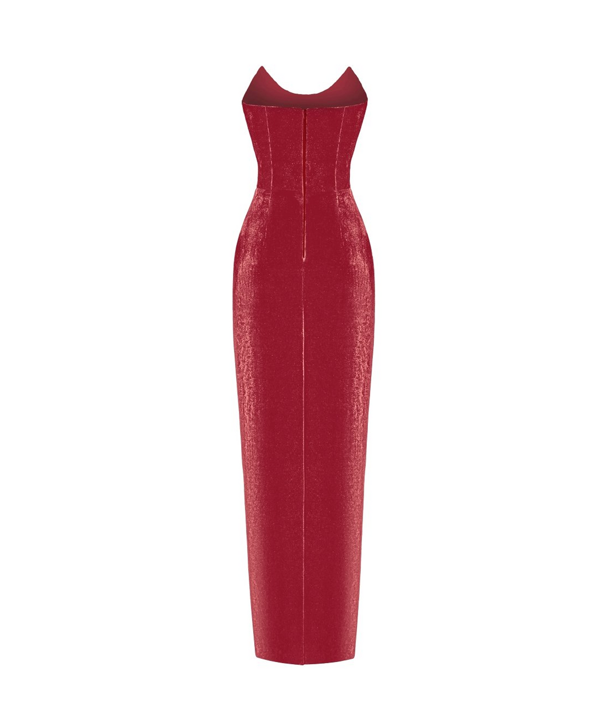 Velvet corset maxi dress