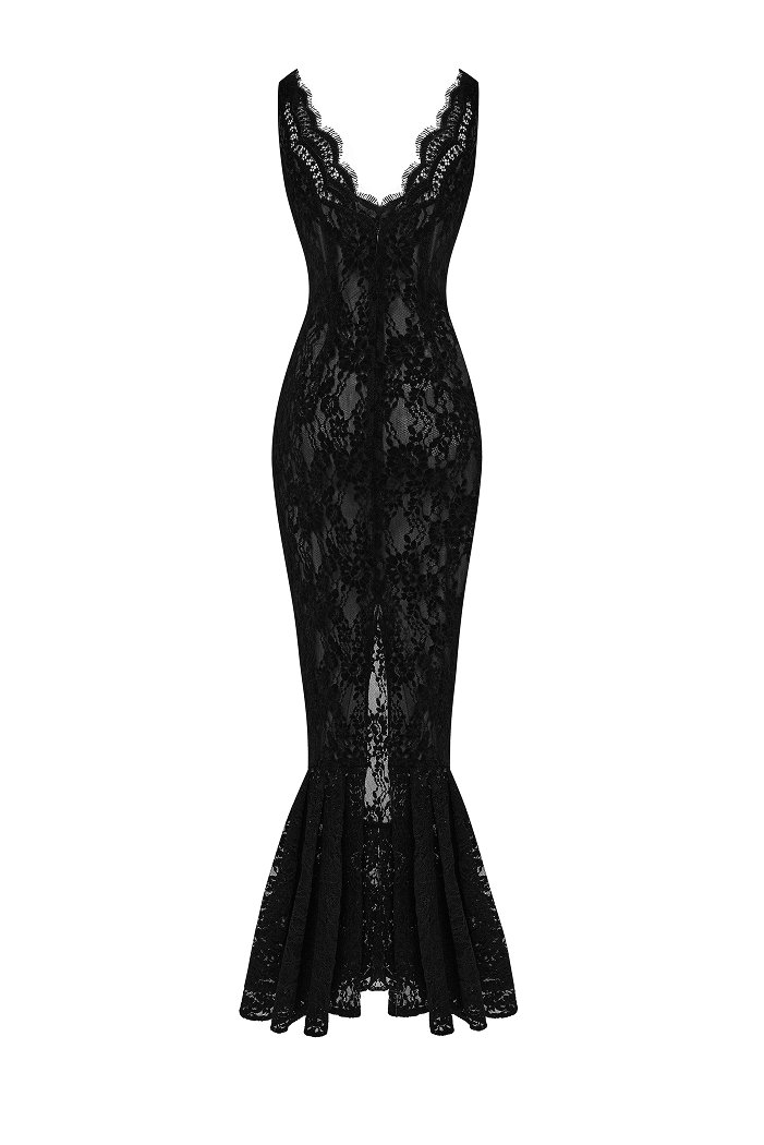 Lace maxi dress