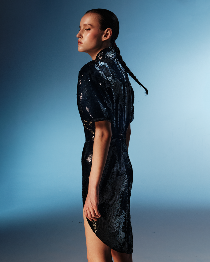 Sequin midi dress