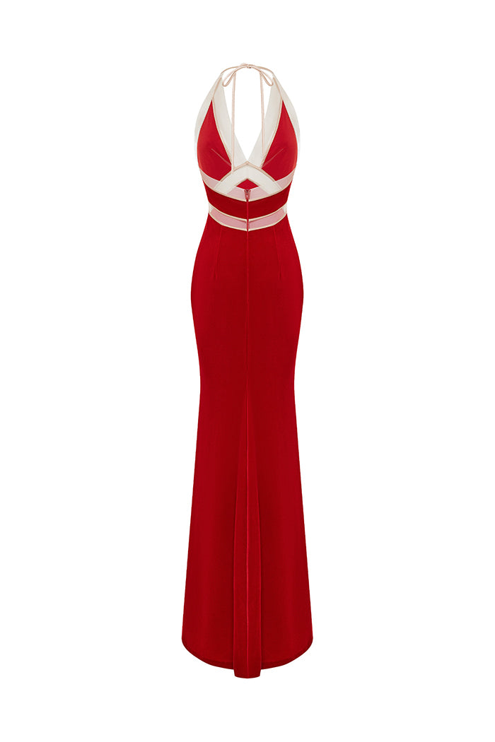 Velvet maxi dress 38 (FR) / Red Velvet maxi dress 38 (FR) / Red