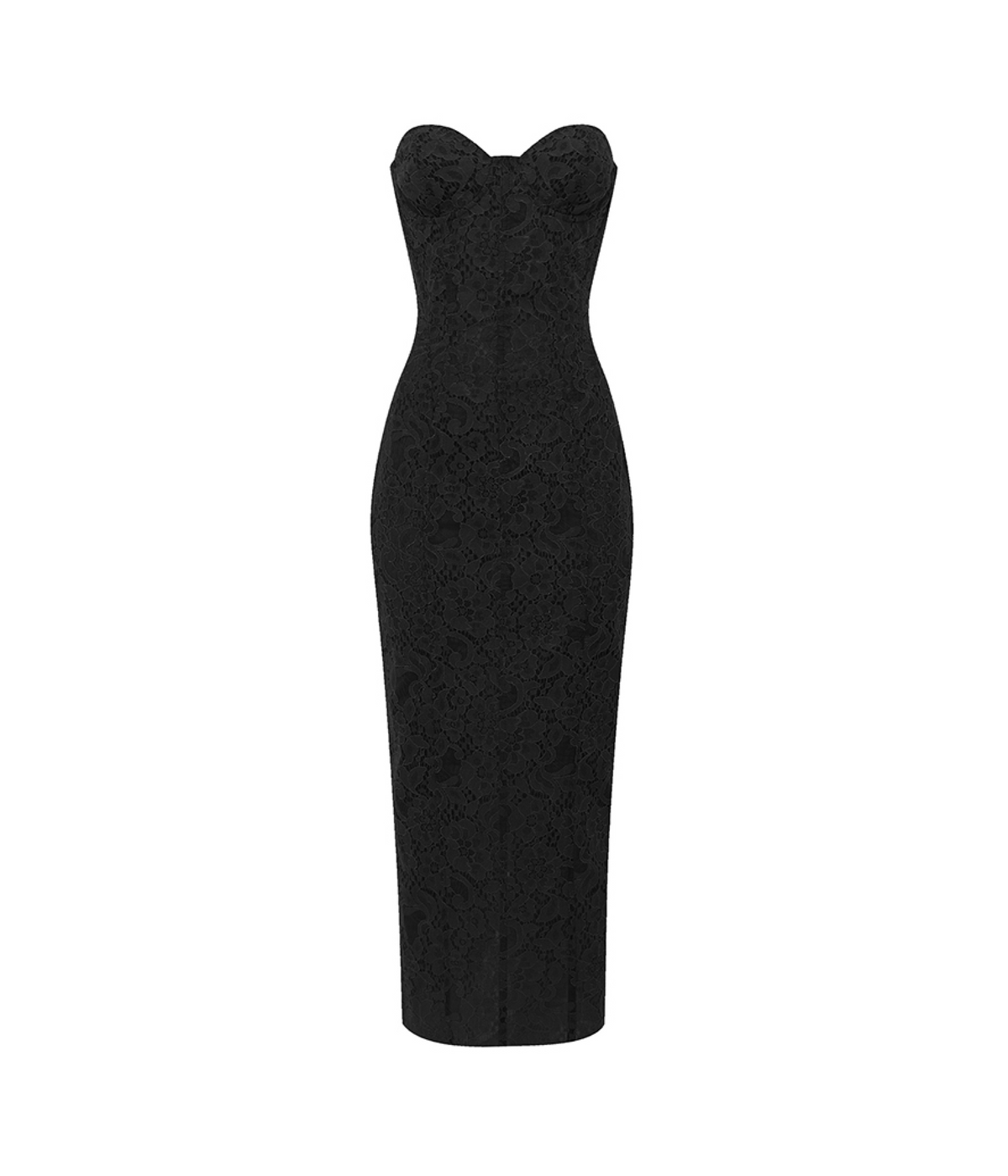 Lace midi corset dress