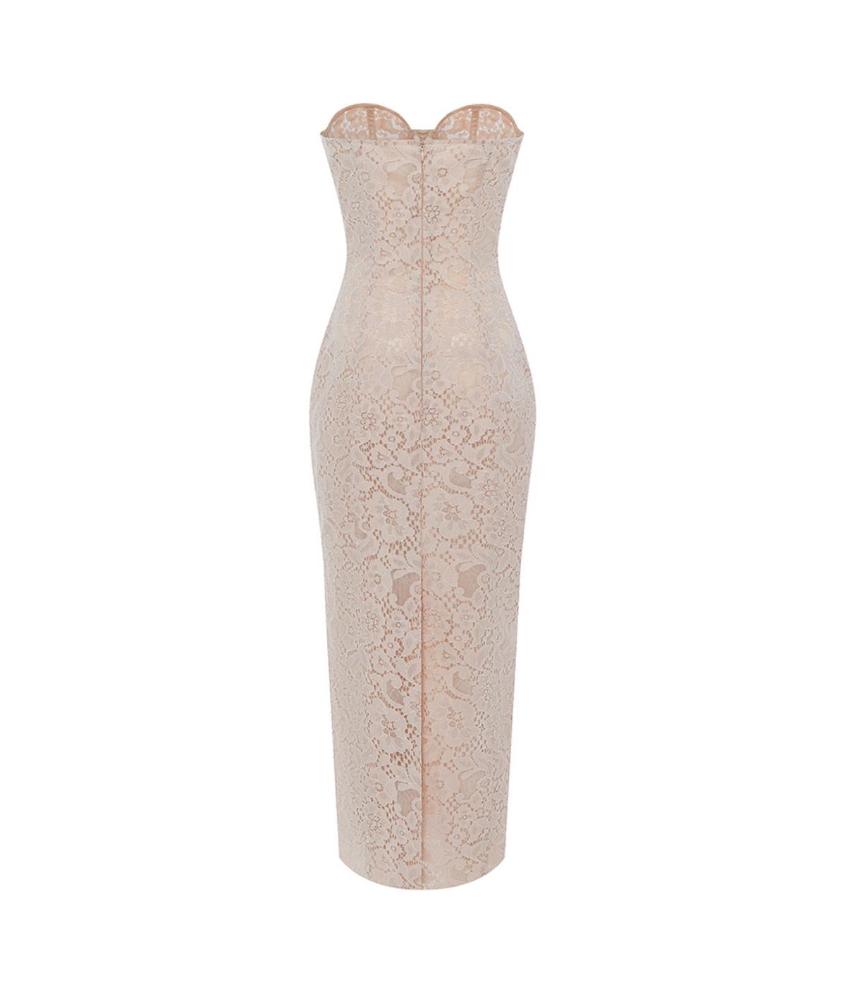Lace midi corset dress