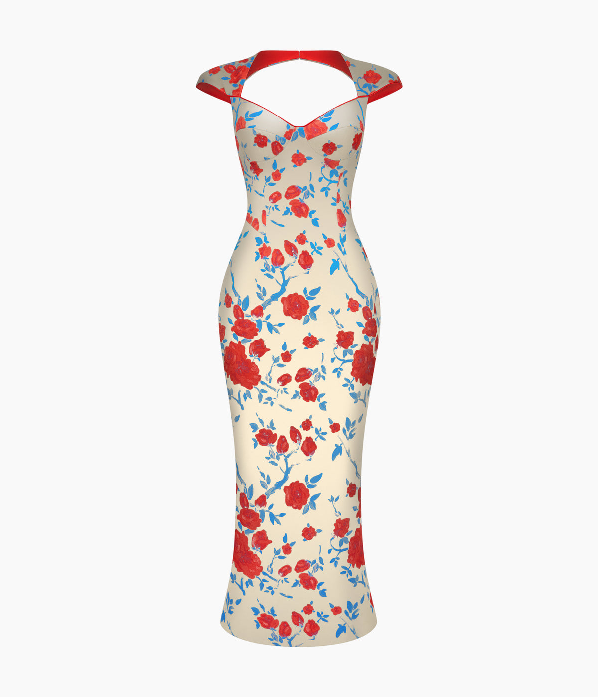 Printed midi dress