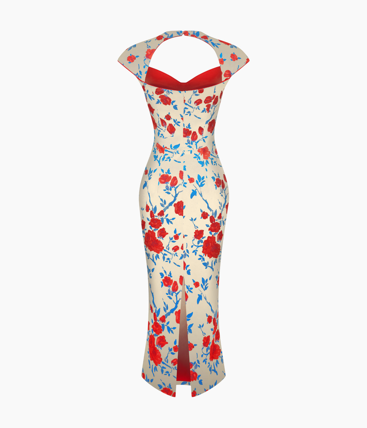 Printed midi dress
