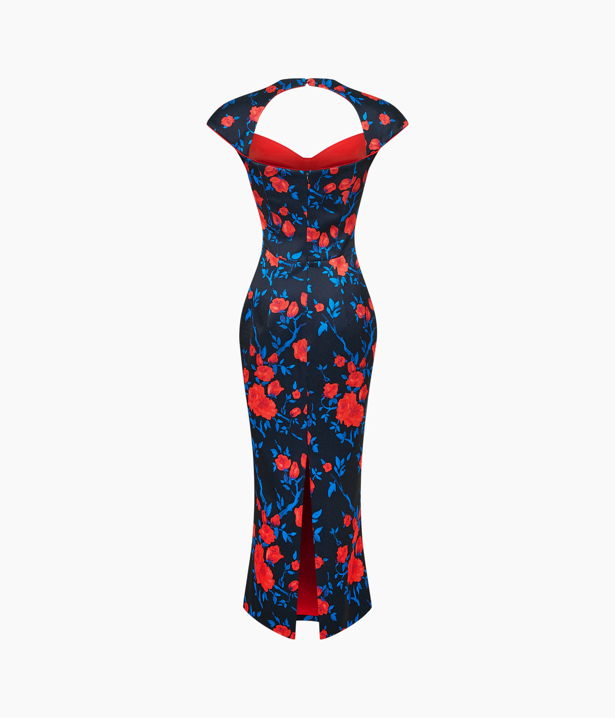 Printed midi dress