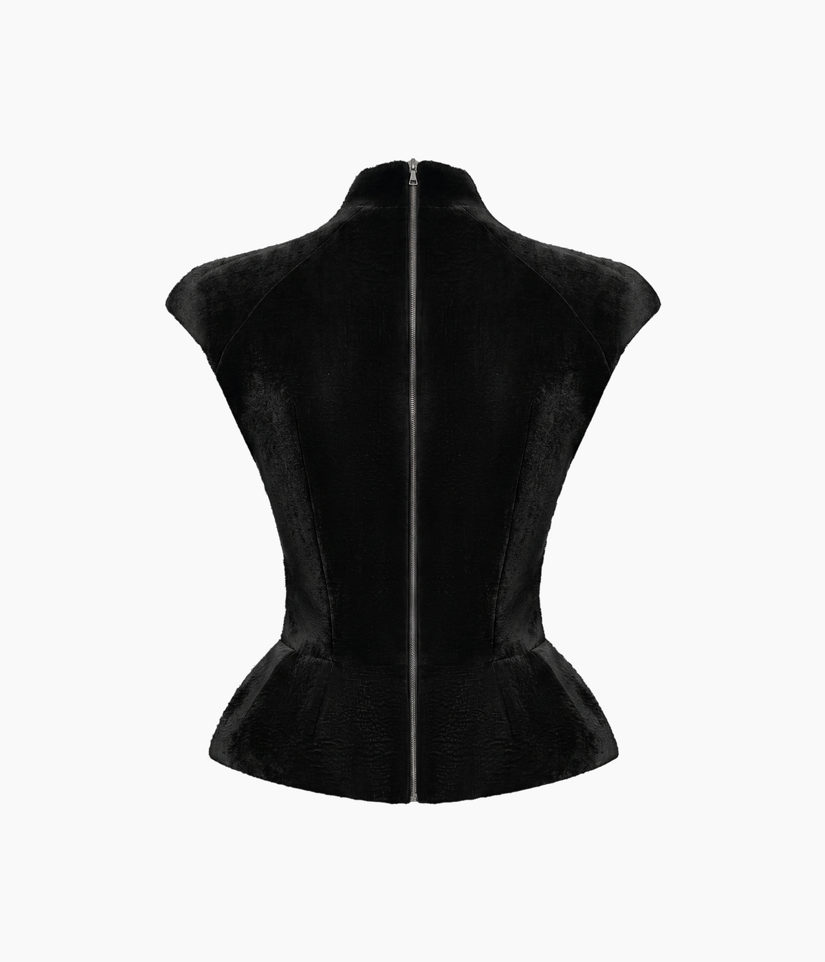 Velvet top with lacing